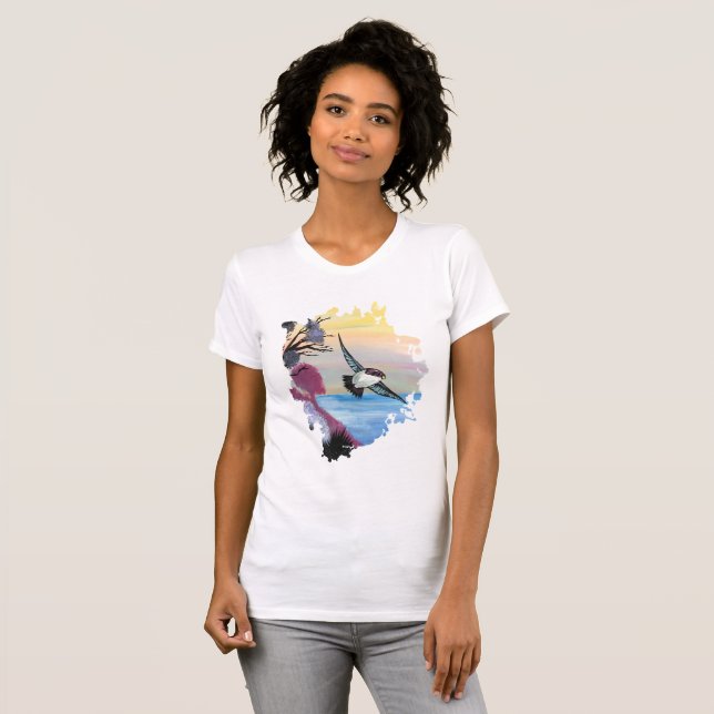 Eine Vogelperspektive T-Shirt (Vorne ganz)