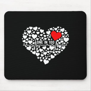Eine von 100 Kindern Erreger angeborene Herzerkran Mousepad