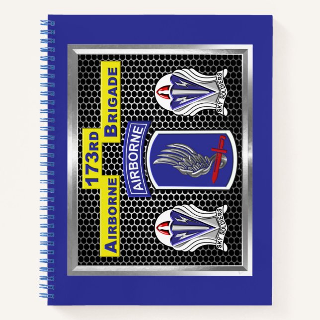 "Eine von einer Art" 173. Im Flugzeug Brigade-Kamp Notizbuch (Vorderseite)