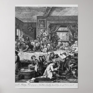 Eine Wahl-Unterhaltung, 1755 Poster