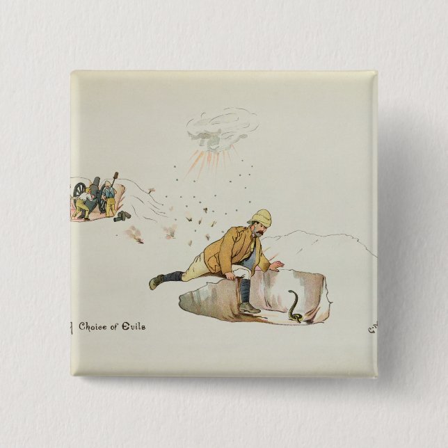 Eine Wahl von Übeln vom Verbündeter von Button (Vorderseite)