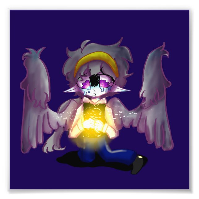 Eine wahre gefallene Angel Print Fotodruck (Vorne)