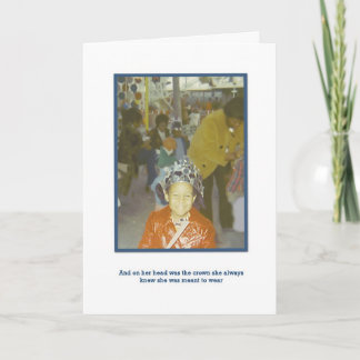 Eine wahre Königin Karte