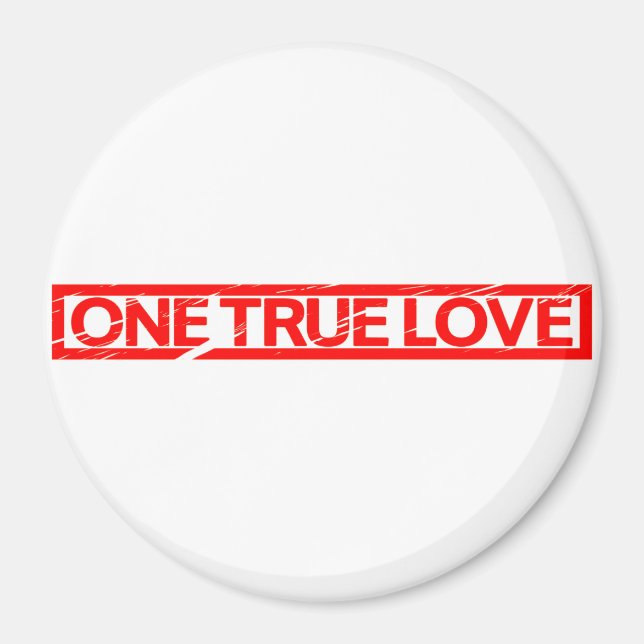 Eine wahre Liebe Briefmarke Magnet (Vorne)