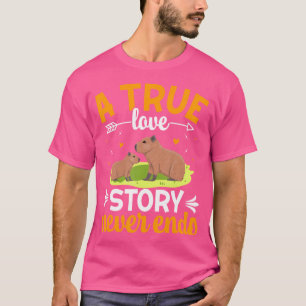 Eine wahre Liebesgeschichte endet Cavy Rodent Capy T-Shirt