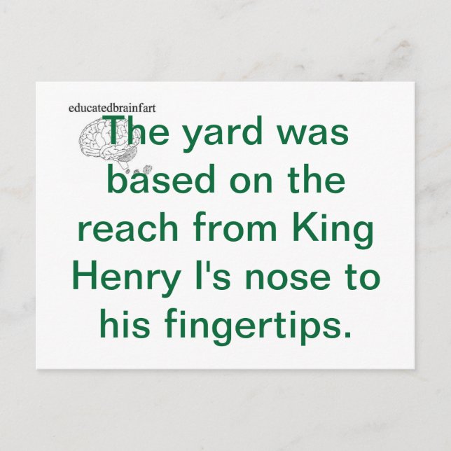 Eine Wahrheit Postkarte (Vorderseite)