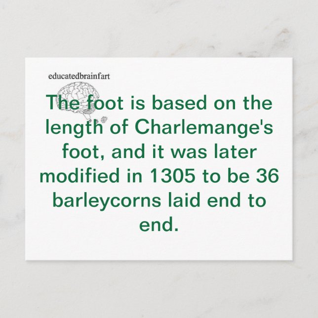 Eine Wahrheit Postkarte (Vorderseite)