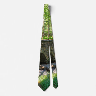 Eine Wald Walkway Bridge Neck Tie Krawatte
