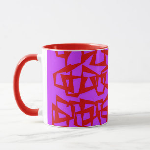 Eine Wand des Vierteljahrhundert-Modernismus Tasse