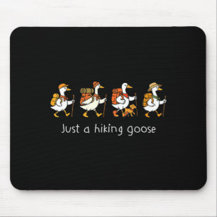 Eine wandernde Gans süße Gans Outdoor Natur Wander Mousepad