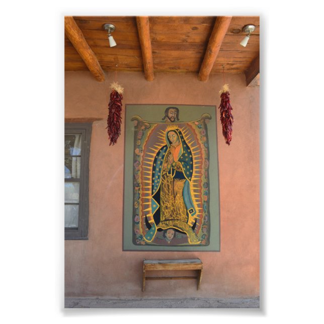 Eine Wandlung unserer Frau von Guadalupe, New Mexi Fotodruck (Vorne)