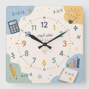 Eine Wanduhr für das Kinderzimmer