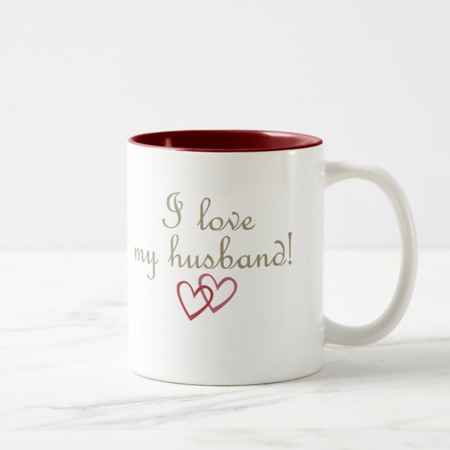 Eine warme Schale Kaffee Zweifarbige Tasse (Rechts)