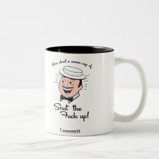 Eine warme Schale Zweifarbige Tasse
