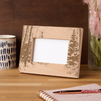 Eine warme Wintergeschichte Geätzte Rahmen