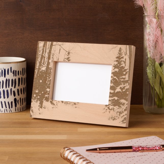 Eine warme Wintergeschichte Geätzte Rahmen (Links)