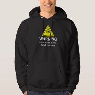 Eine Warnung von 5g kann meinen Sarcasm Level Sen Hoodie