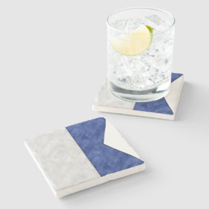 Eine Wasserfarben-Wasserzeichenflagge Steinuntersetzer