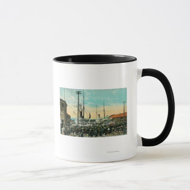 Eine Wasserfront für die Alaska-Szene Tasse (Rechts)