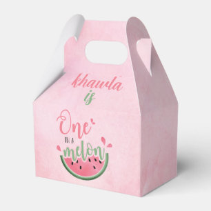 Eine Wassermelone zum ersten Geburtstag  Geschenkschachtel
