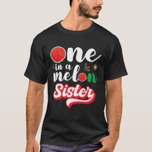 Eine Wassermelonen-Schwester Wassermelonen-Familie T-Shirt