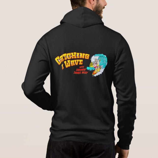 Eine Wave-Zip-Kapuze fangen Hoodie (Rückseite)