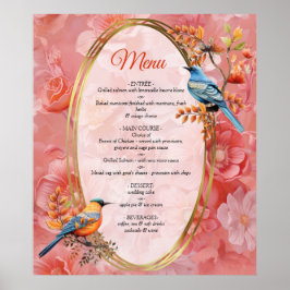 Eine weiche, rosa Farbe namens Peach Fuzz Blume Poster