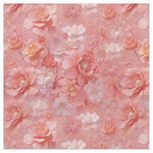 Eine weiche, rosa-orange Farbe namens Peach Fuzz Stoff