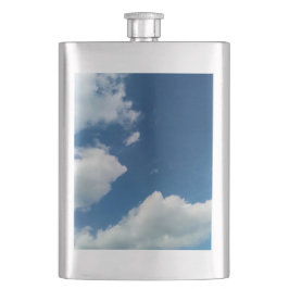 Eine Weichheit den Wolken Flachmann