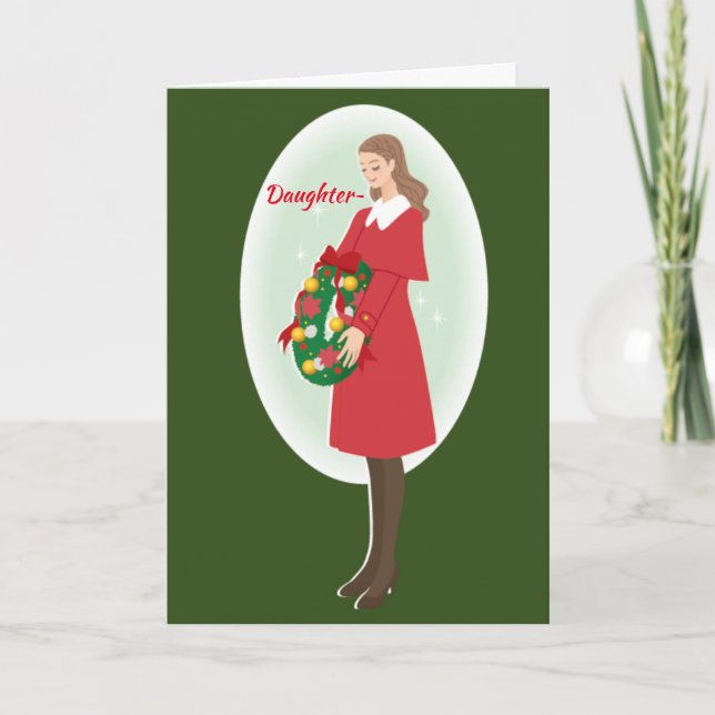 EINE WEIHNACHTKARTE DANKESKARTE (Vorderseite)