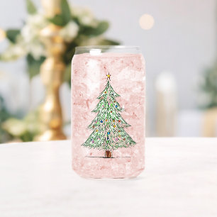eine Weihnachtsbaum-Tasse Dosenglas