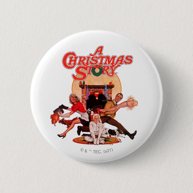 Eine Weihnachtserie Button (Vorderseite)