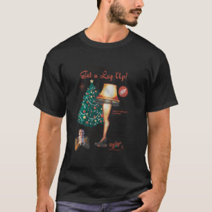 Eine Weihnachtsgeschichte Beinlampe Retro-Werbung T-Shirt