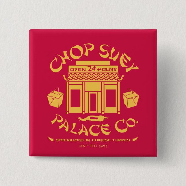 Eine Weihnachtsgeschichte | Chop Suey Palace Co. Button (Vorderseite)
