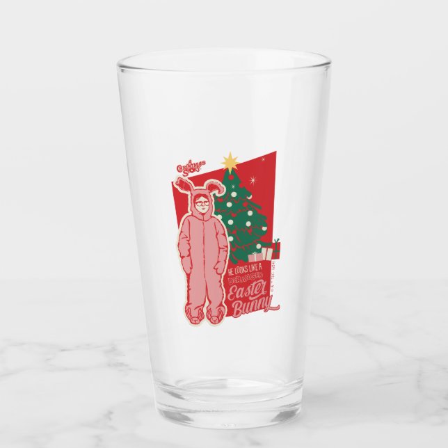Eine Weihnachtsgeschichte | Deranged Oaster Bunny Glas (Vorderseite)