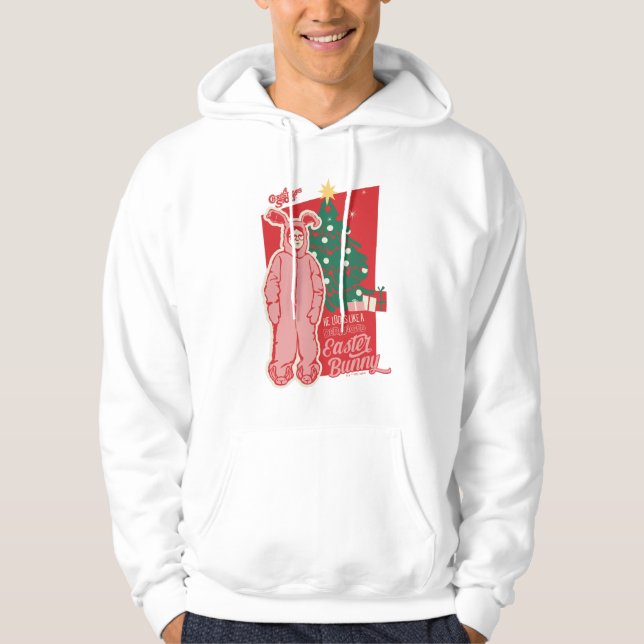 Eine Weihnachtsgeschichte | Deranged Oaster Bunny Hoodie (Vorderseite)