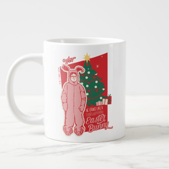 Eine Weihnachtsgeschichte | Deranged Oaster Bunny Jumbo-Tasse (Links)