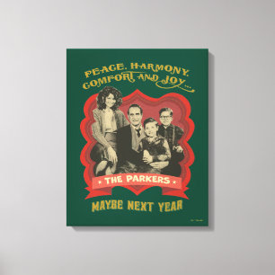 Eine Weihnachtsgeschichte   Frieden, Harmonie, Kom Leinwanddruck