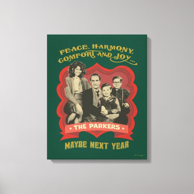 Eine Weihnachtsgeschichte | Frieden, Harmonie, Kom Leinwanddruck (Vorderseite)