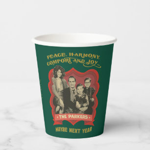Eine Weihnachtsgeschichte Frieden, Harmonie, Kom Pappbecher