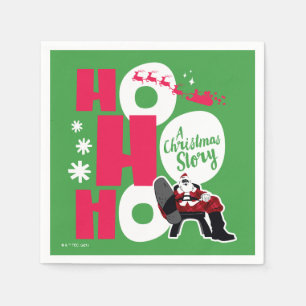 Eine Weihnachtsgeschichte Ho Ho Ho Serviette