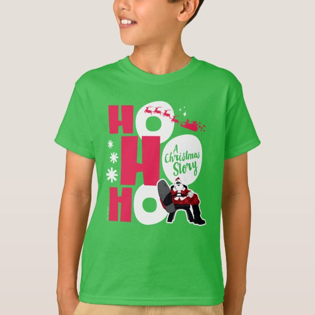 Eine Weihnachtsgeschichte | Ho Ho Ho T-Shirt (Vorderseite)
