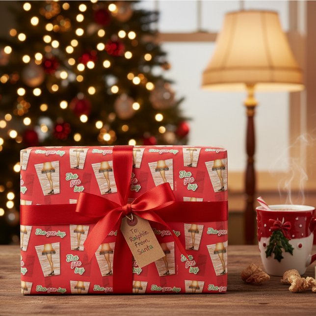 Eine Weihnachtsgeschichte | Lampenmuster Geschenkpapier Set (Von Creator hochgeladen)