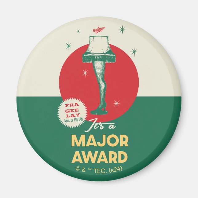 Eine Weihnachtsgeschichte | Leg Lamp Major Award Magnet (Vorne)