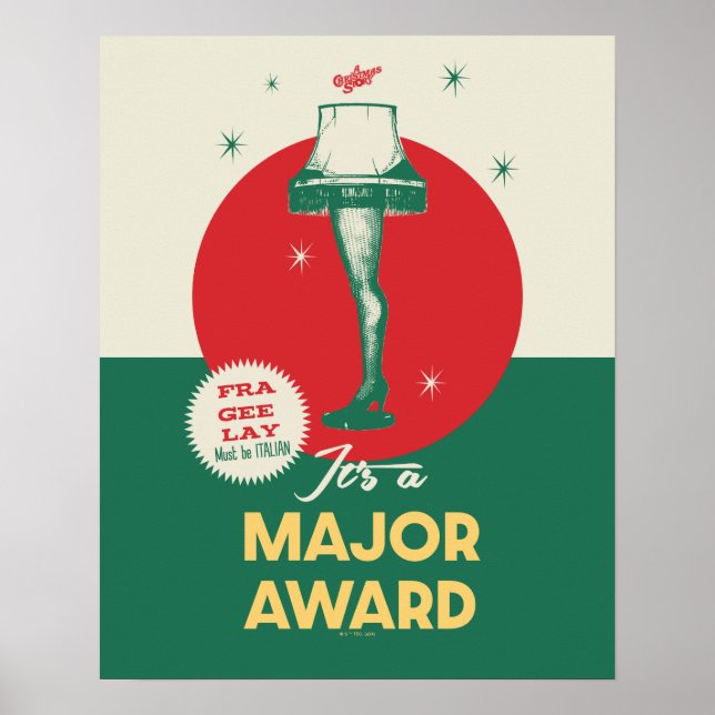 Eine Weihnachtsgeschichte | Leg Lamp Major Award Poster (Vorne)