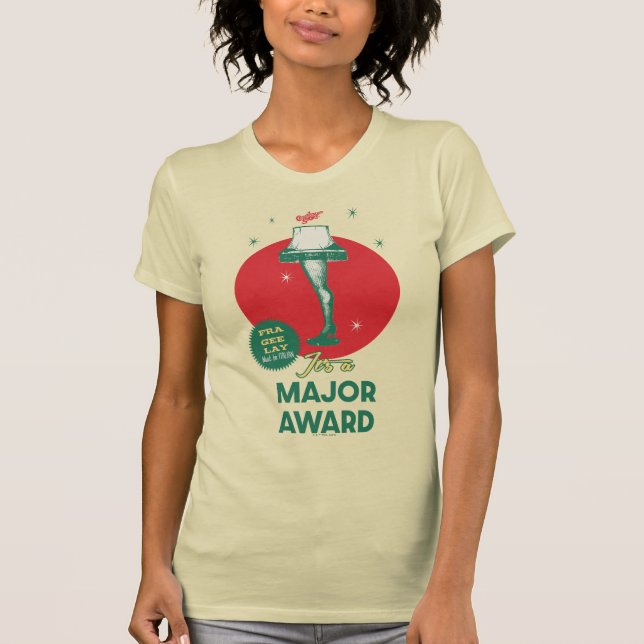 Eine Weihnachtsgeschichte | Leg Lamp Major Award T-Shirt (Vorderseite)
