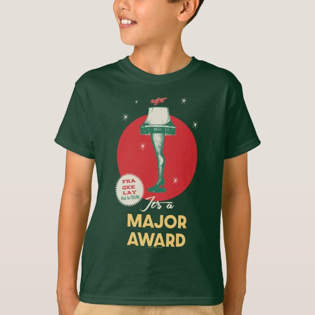 Eine Weihnachtsgeschichte | Leg Lamp Major Award T-Shirt (Vorderseite)