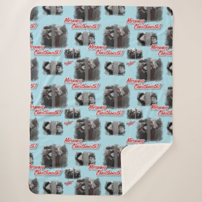 Eine Weihnachtsgeschichte | Merry Chwithmuth Patte Sherpadecke (Vorderseite)