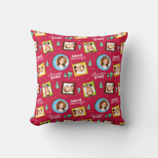 Eine Weihnachtsgeschichte | Muster für Fotos Kissen