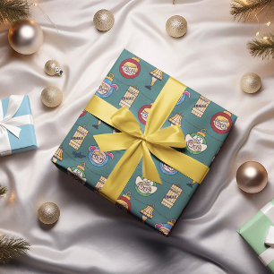 Eine Weihnachtsgeschichte Muster für Ralphie und Geschenkpapier Set
